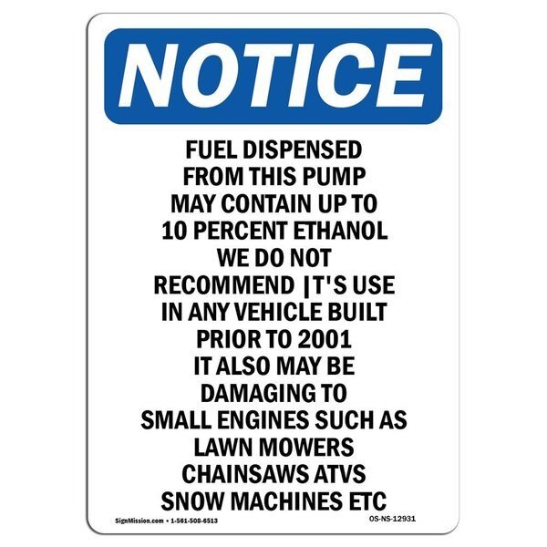 Safety Sign, OSHA Notice, 5